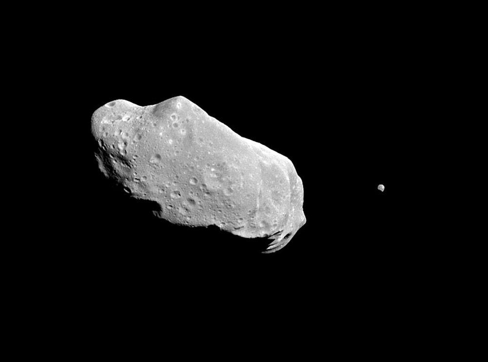 Asteroid Ida and moon